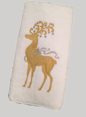 #5 HOLIDAY TERRY GUEST TOWELS
