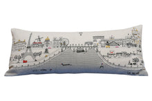 Load image into Gallery viewer, OH THE PLACES YOU&#39;LL GO... Embroidered Lumbar Pillow

