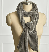 Load image into Gallery viewer, SILK VELVET SCARF
